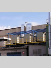 Roof-mounted Air-to-Water<br />Heat Exchanger<br /> 